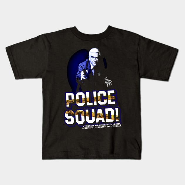 Police Squad Design Kids T-Shirt by HellwoodOutfitters